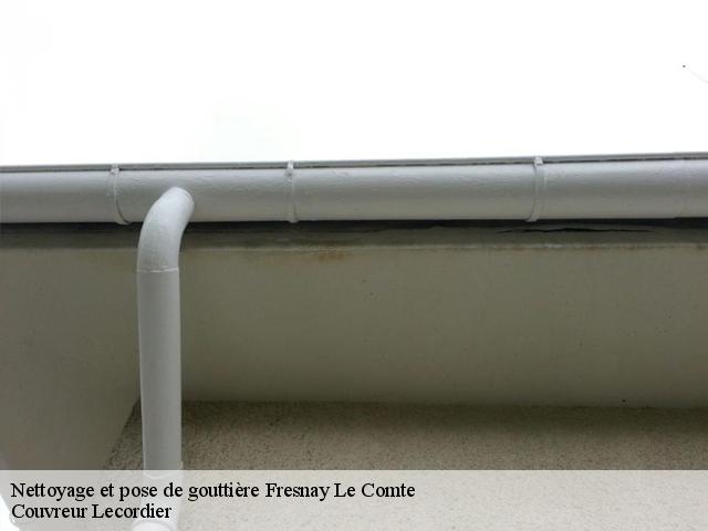 Nettoyage et pose de gouttière fresnay-le-comte-28360 Couvreur Lecordier