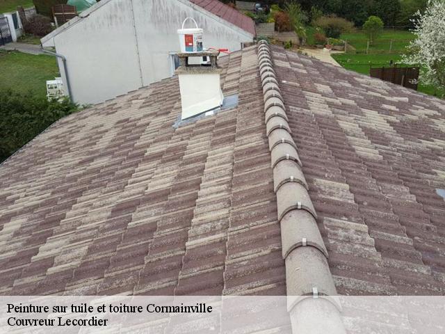 Peinture sur tuile 28140